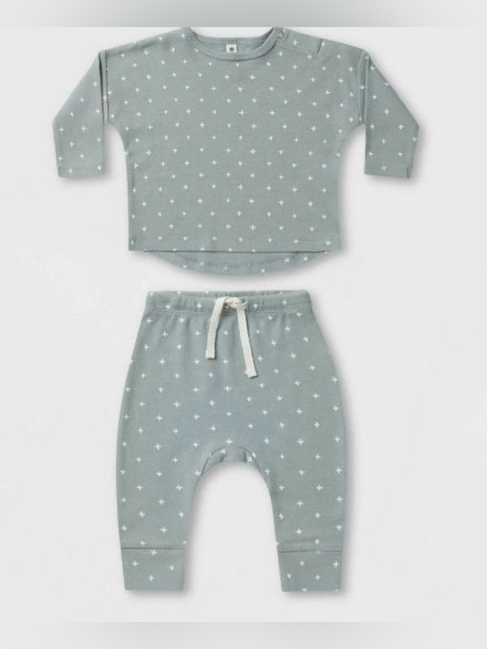 QUINCY MAE Org Cotton Matching Set - 3-6M